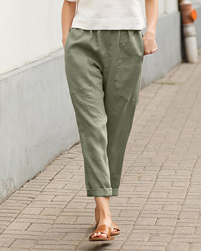 Diane | Lightweight Relaxed-Fit Trousers