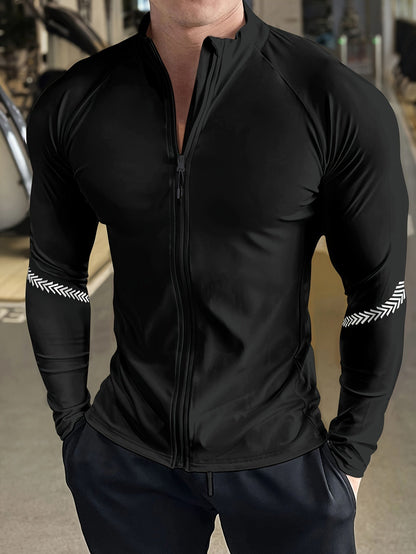 Kieran | Men's Raglan Zip-Up Jacket