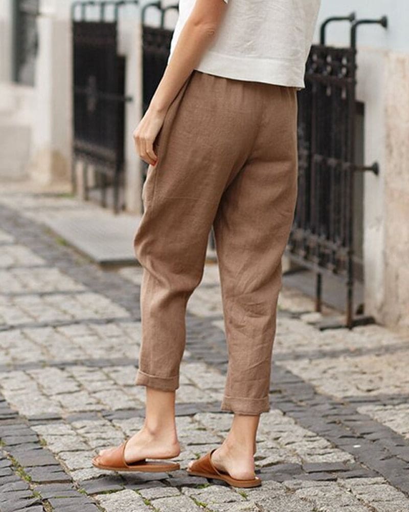 Diane | Lightweight Relaxed-Fit Trousers