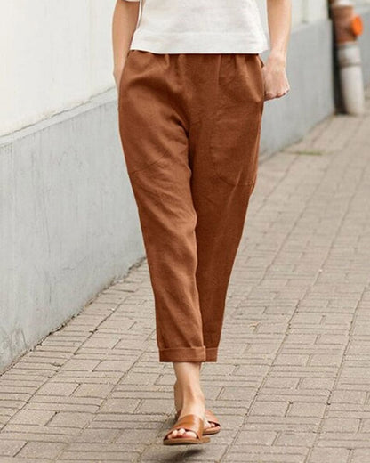 Diane | Lightweight Relaxed-Fit Trousers