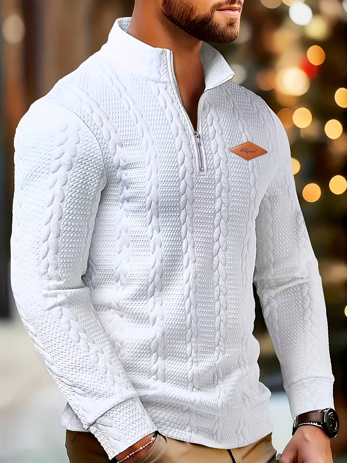Rory | Men's Zipper Knit Jumper for Winter