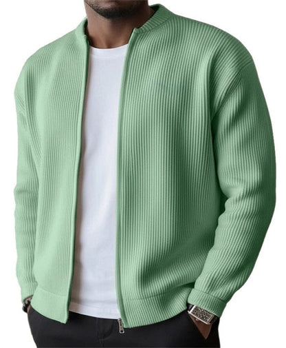 Joseph | Men's Ribbed Zip-Up Cardigan Jacket for Winter