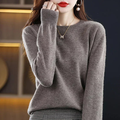 Luxurious 100% Pure Wool Cashmere Jumper for Winter