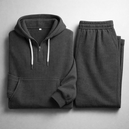 Edward | Men's Cosy Waffle-Knit Set