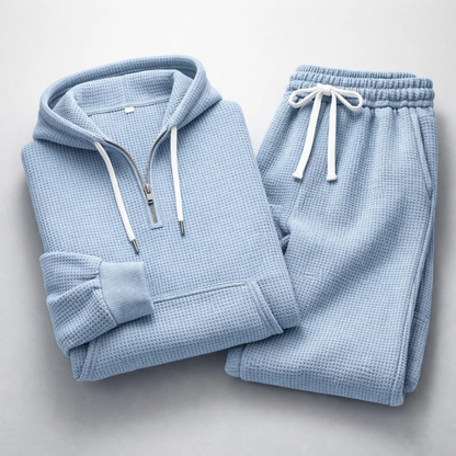 Edward | Men's Cosy Waffle-Knit Set