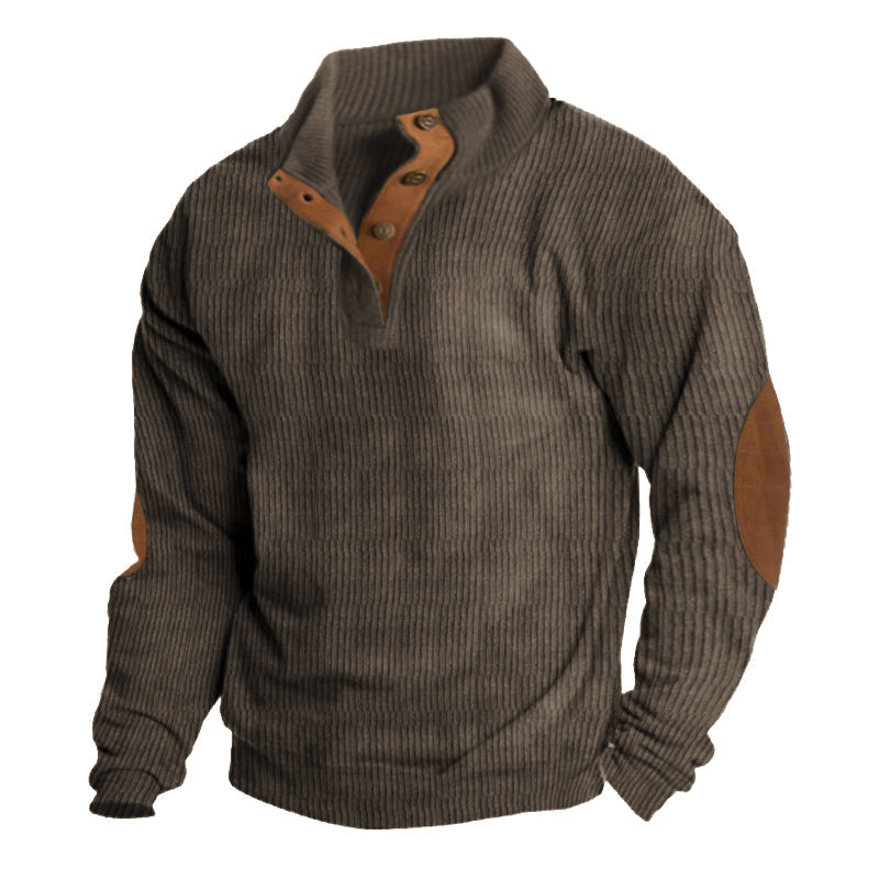Dave | Men's Half-Button Pullover Jumper for Winter