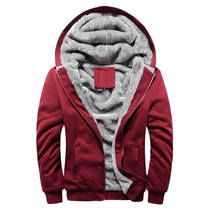 Cameron | Men's Cosy Fleece Hooded Jacket for Winter