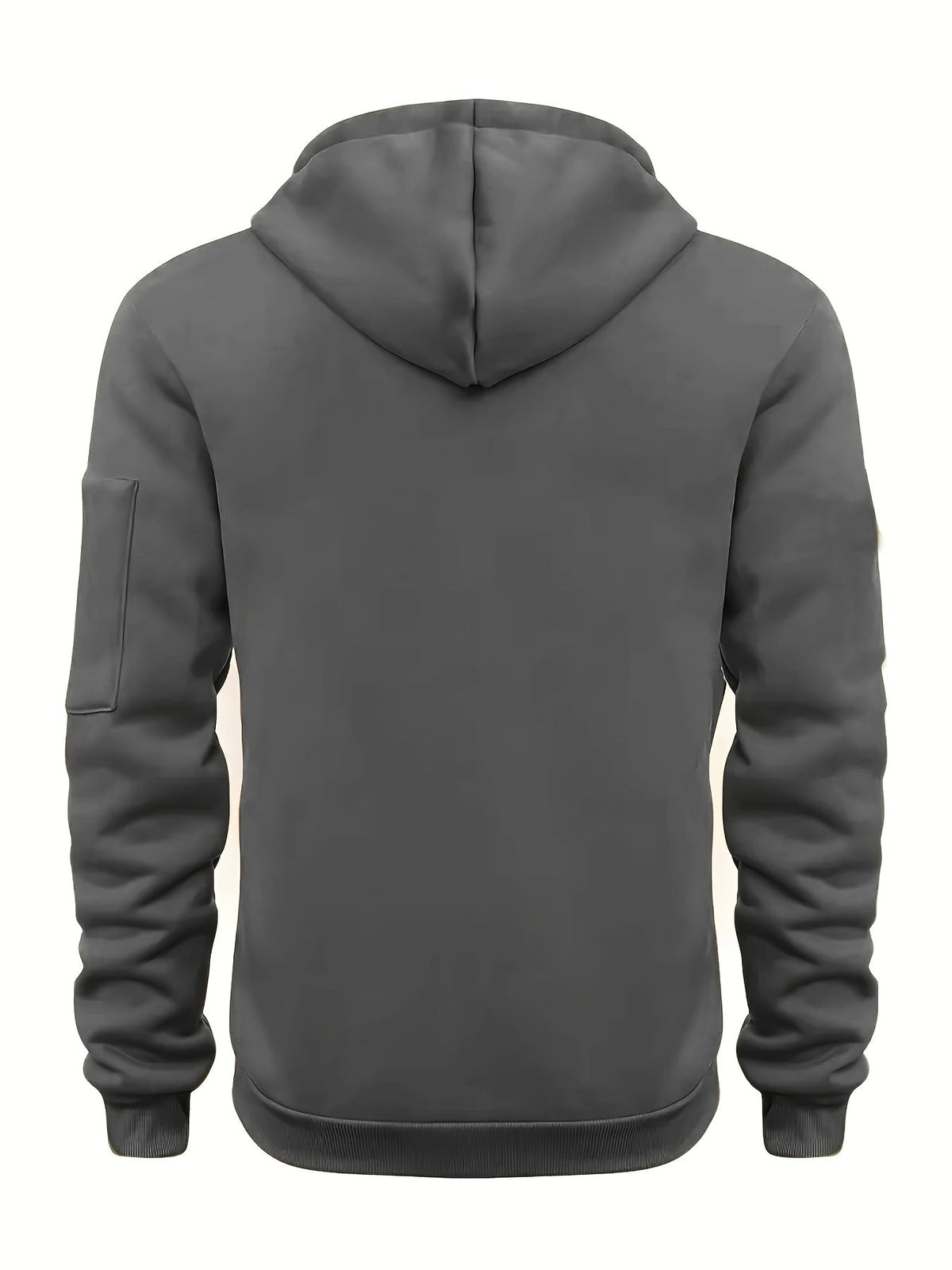 Callum | Men's Classic Solid Zip-Up Hoodie for Winter