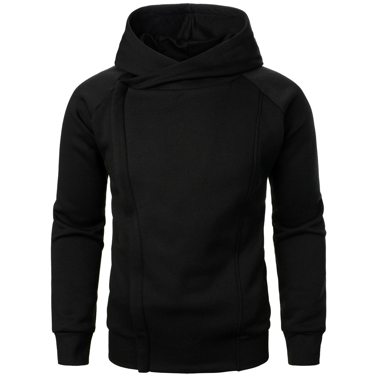 Harvey | Men's Crossover Zip-Up Hoodie for Winter