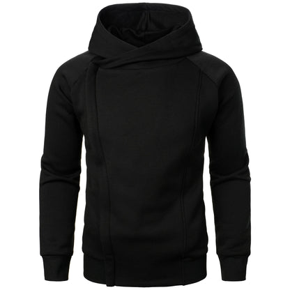 Harvey | Men's Crossover Zip-Up Hoodie for Winter