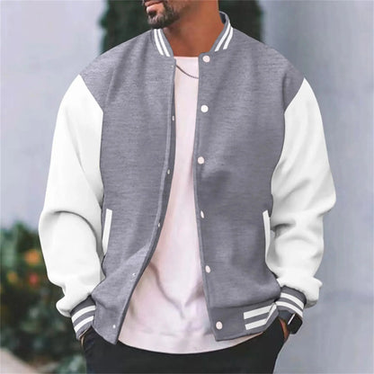 Logan | Men's Classic Varsity Bomber Jacket