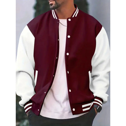 Logan | Men's Classic Varsity Bomber Jacket