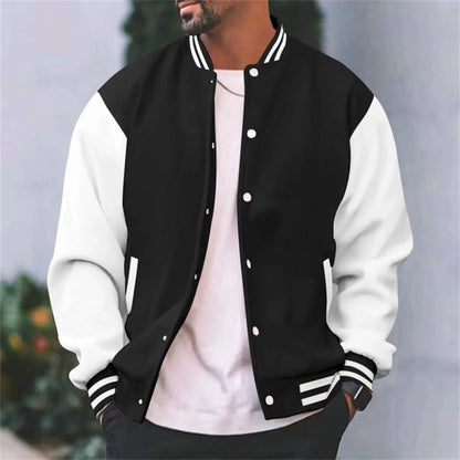 Logan | Men's Classic Varsity Bomber Jacket