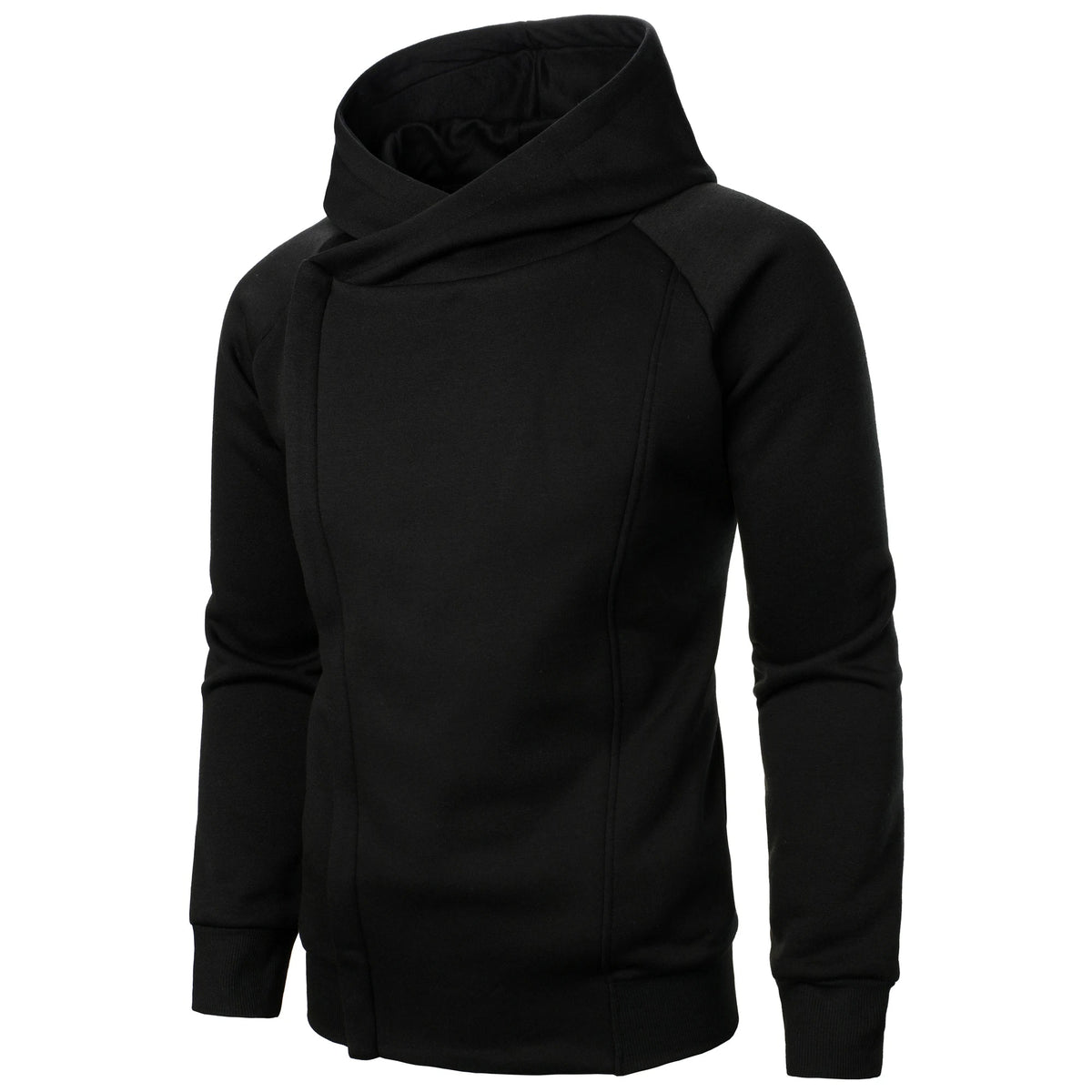 Harvey | Men's Crossover Zip-Up Hoodie for Winter