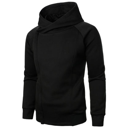 Harvey | Men's Crossover Zip-Up Hoodie for Winter