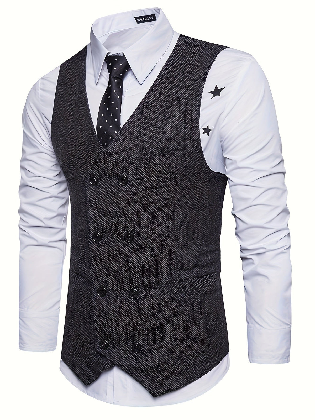 Benjamin | Men's V-Neck Waistcoat