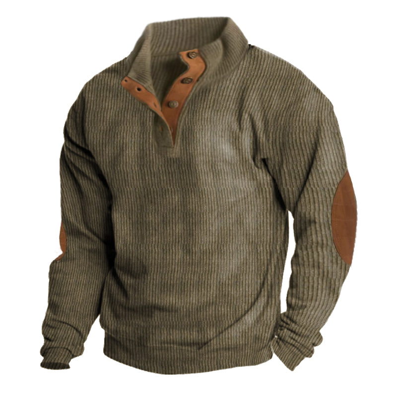 Dave | Men's Half-Button Pullover Jumper for Winter