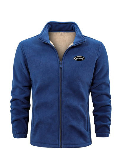 William | Men's Stand-Collar Fleece Jacket for Winter