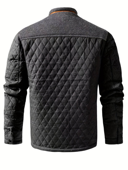 Frank | Men's Colour-Block Stand-Collar Jacket