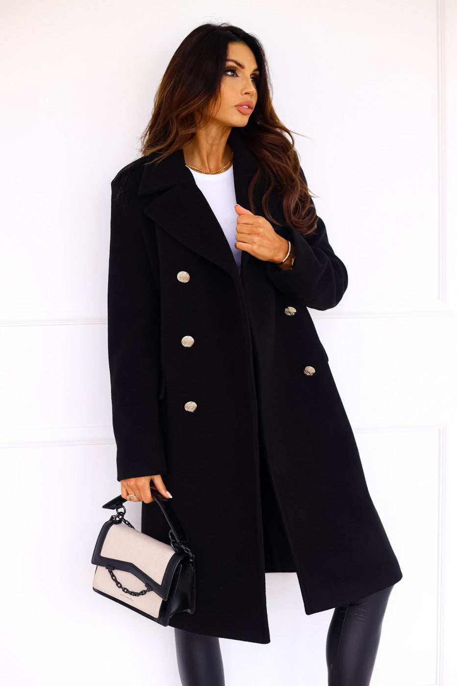 Emily | Women's Elegant Double-Breasted Coat for Winter