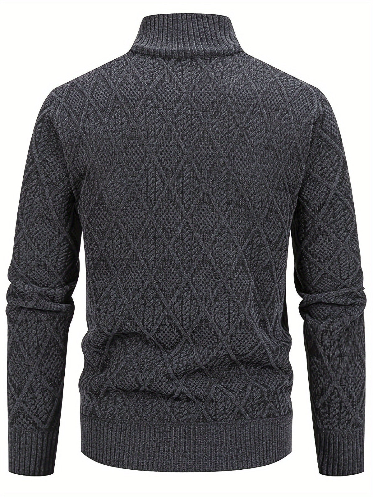 Reuben | Men's Stylish Geometric Knit Cardigan for Winter