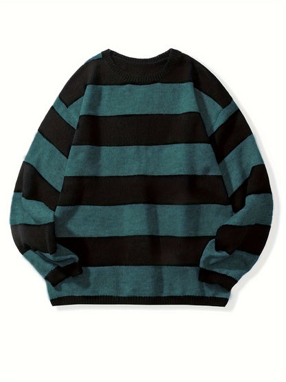 Matthew | Men's Striped Knit Pullover Jumper for Winter