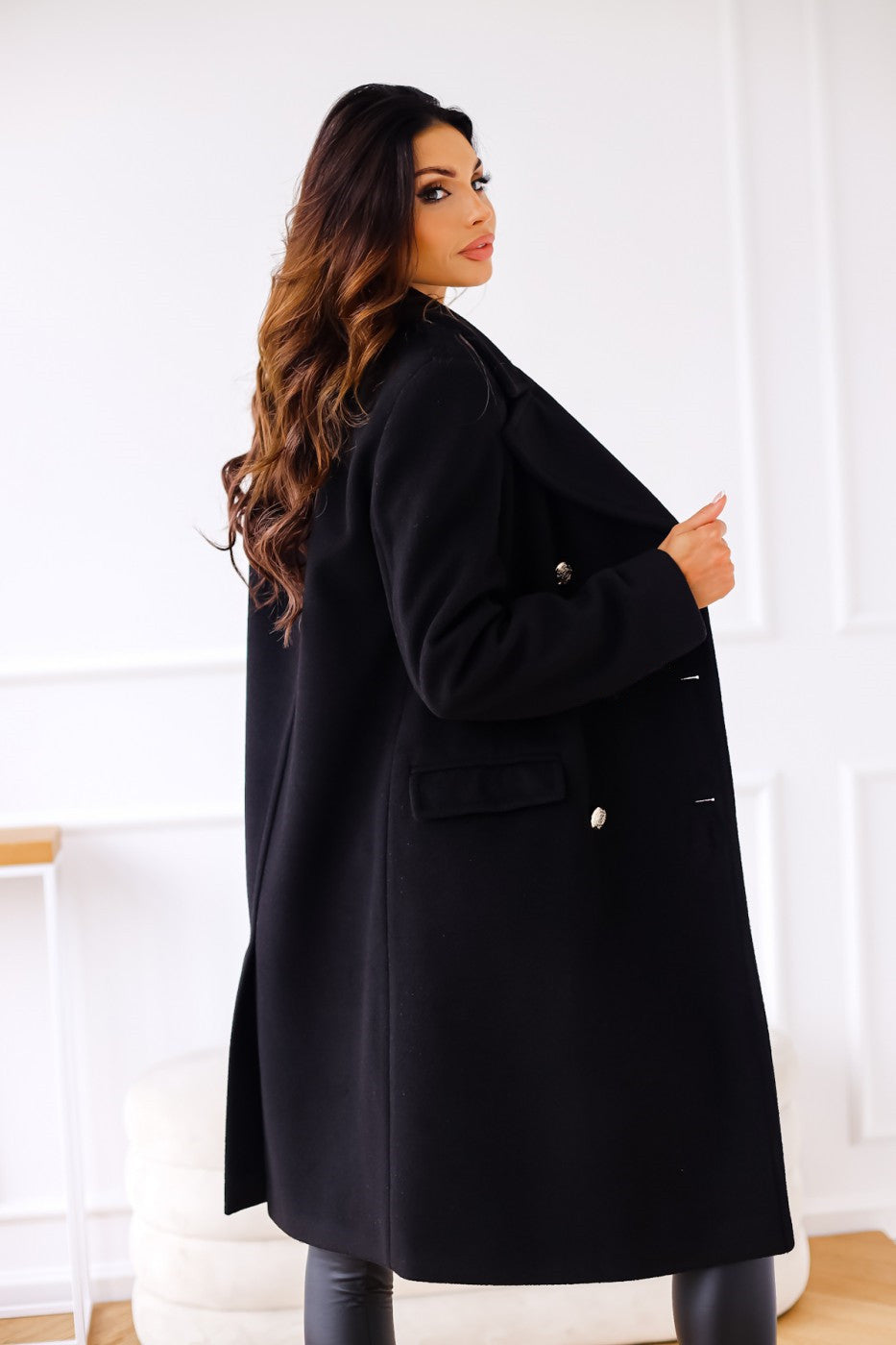 Emily | Women's Elegant Double-Breasted Coat for Winter