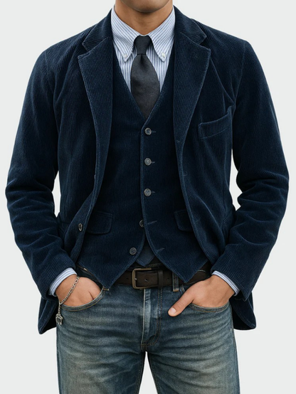 Reuben | Men's Elegant Corduroy Blazer Suit