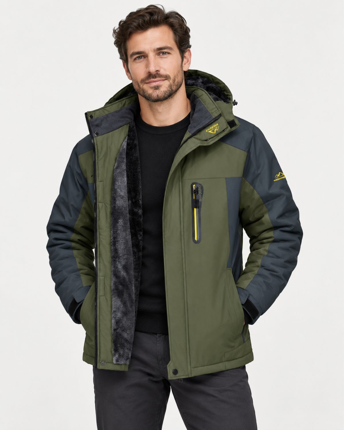 Harry | Men's Plush-Lined Hooded Jacket
