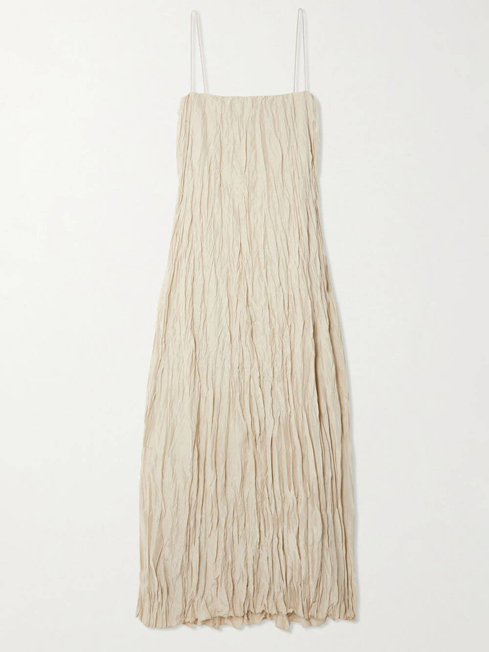 Elegant Pleated Suspender Maxi Dress – Beautiful, Flattering Style