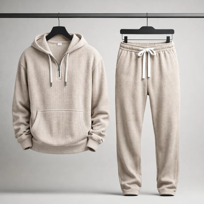 Edward | Men's Cosy Waffle-Knit Set