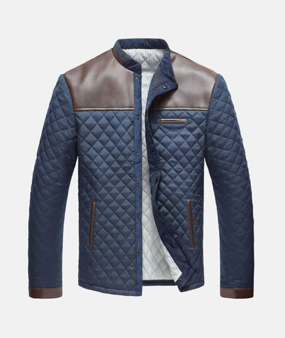 Jacob | Men's Quilted Button-Down Jacket for Winter