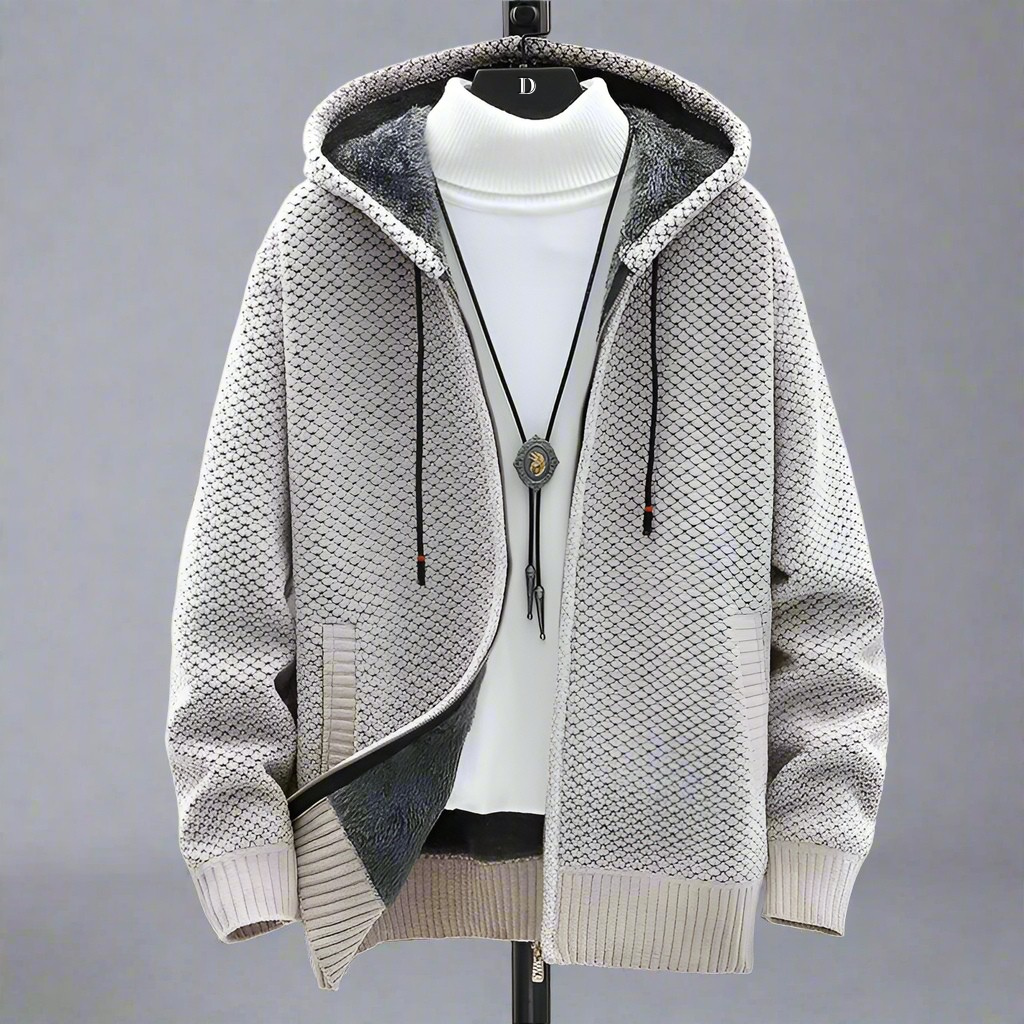 Sam | Men's Cosy Knitted Hoodie for Winter