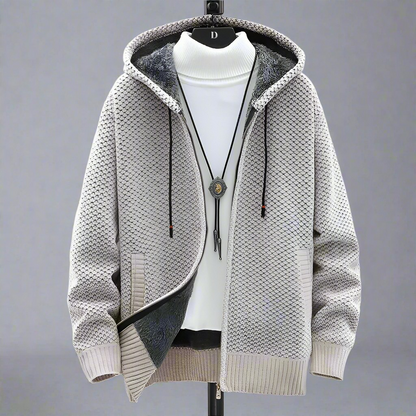 Sam | Men's Cosy Knitted Hoodie for Winter