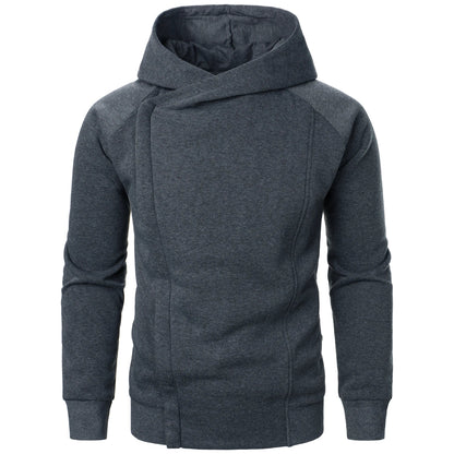 Harvey | Men's Crossover Zip-Up Hoodie for Winter