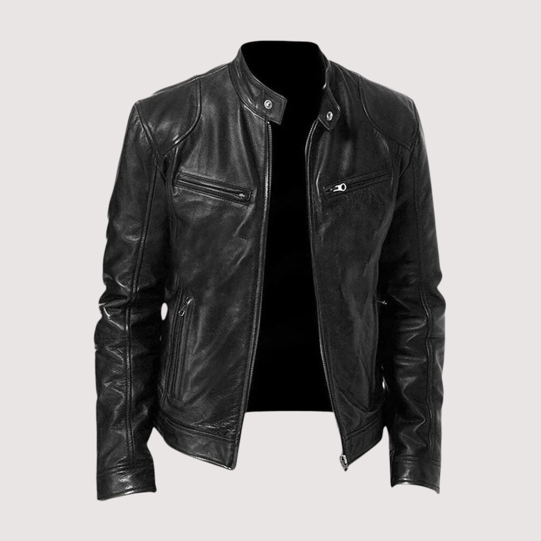 Euan | Men's Stylish Faux Leather Jacket