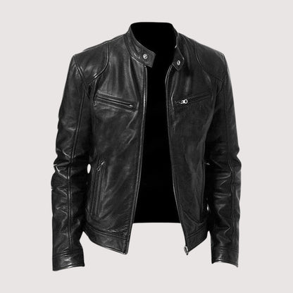 Euan | Men's Stylish Faux Leather Jacket
