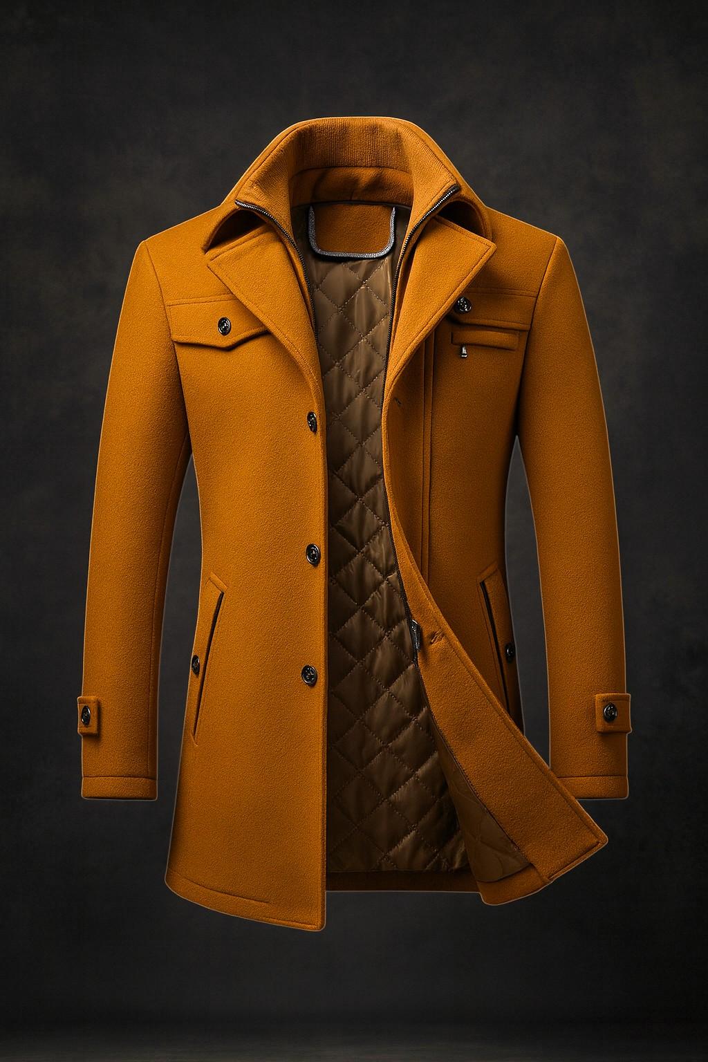 James | Men's Premium Wool Coat for Winter