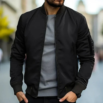 Elliot | Men's Ribbed Bomber Jacket
