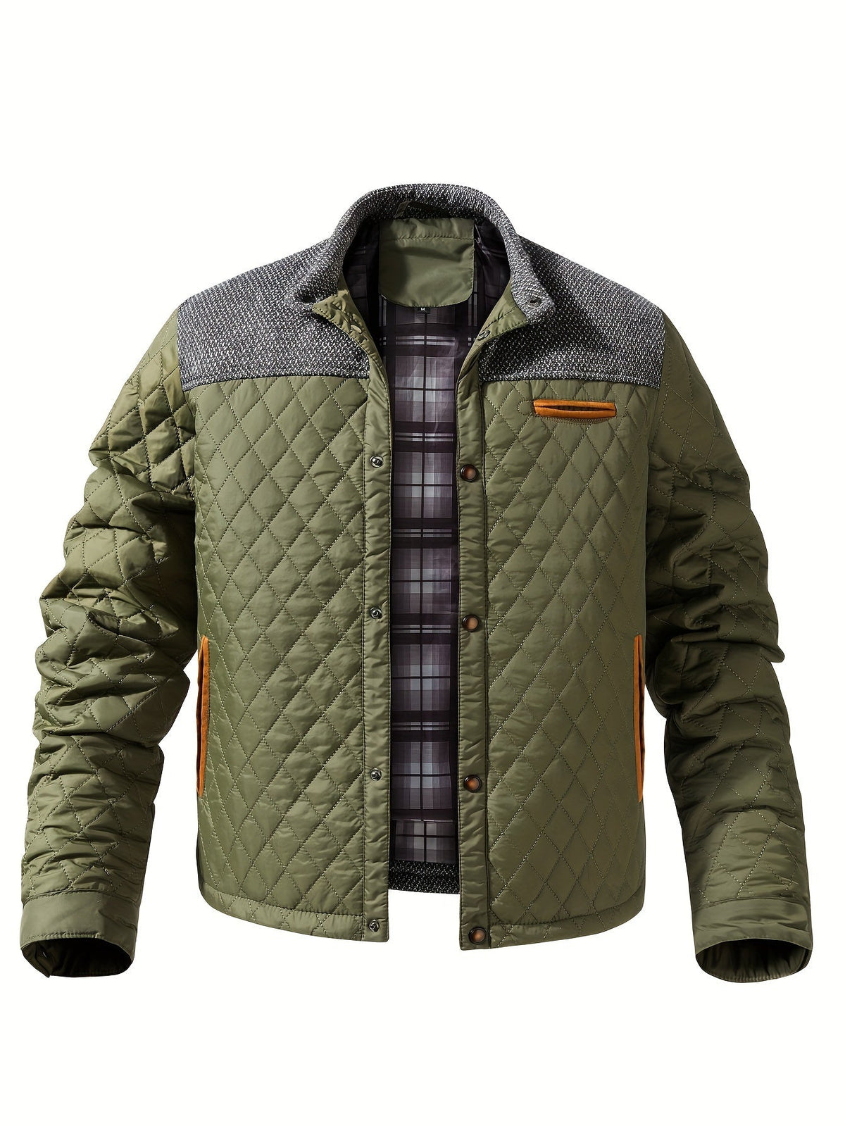Frank | Men's Colour-Block Stand-Collar Jacket
