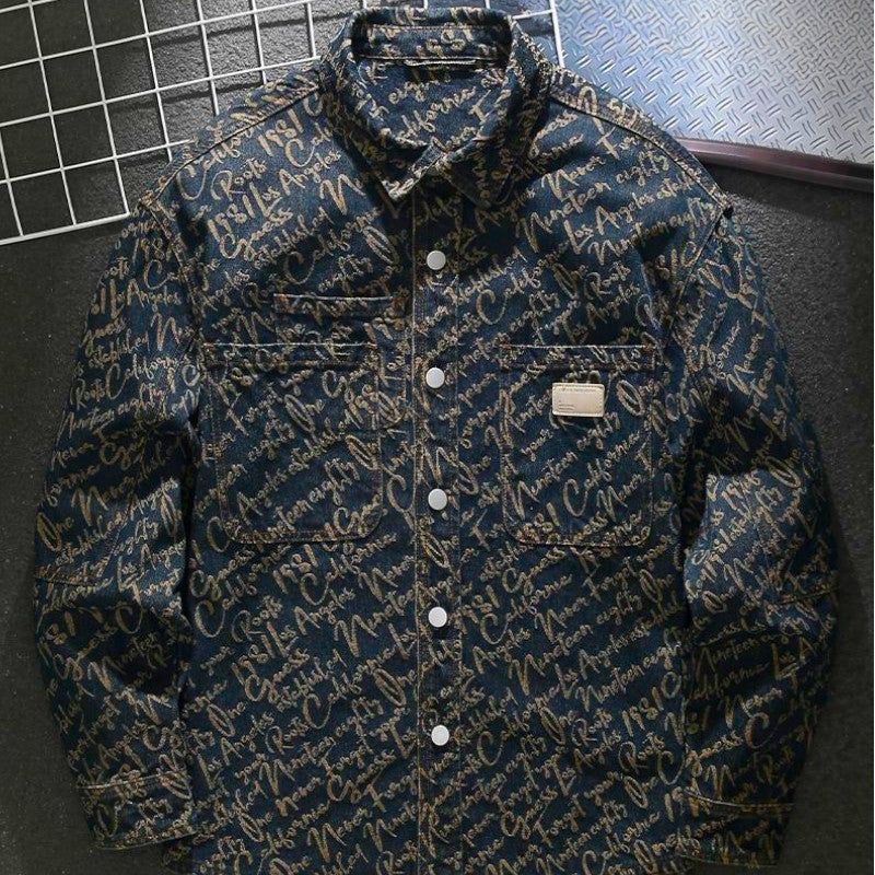 Alexander | Men's Embroidered Denim Jacket