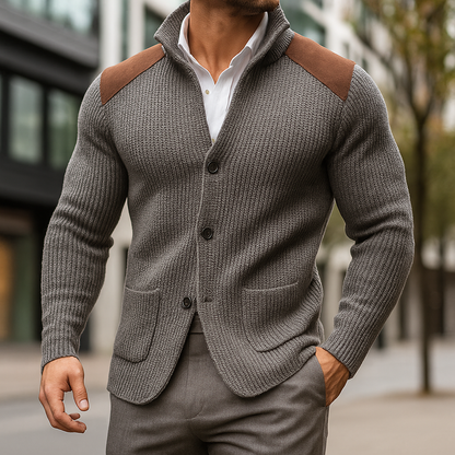 Isaac | Men's Textured Knit Blazer
