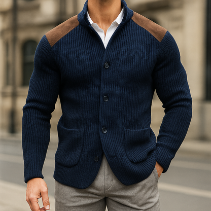 Isaac | Men's Textured Knit Blazer