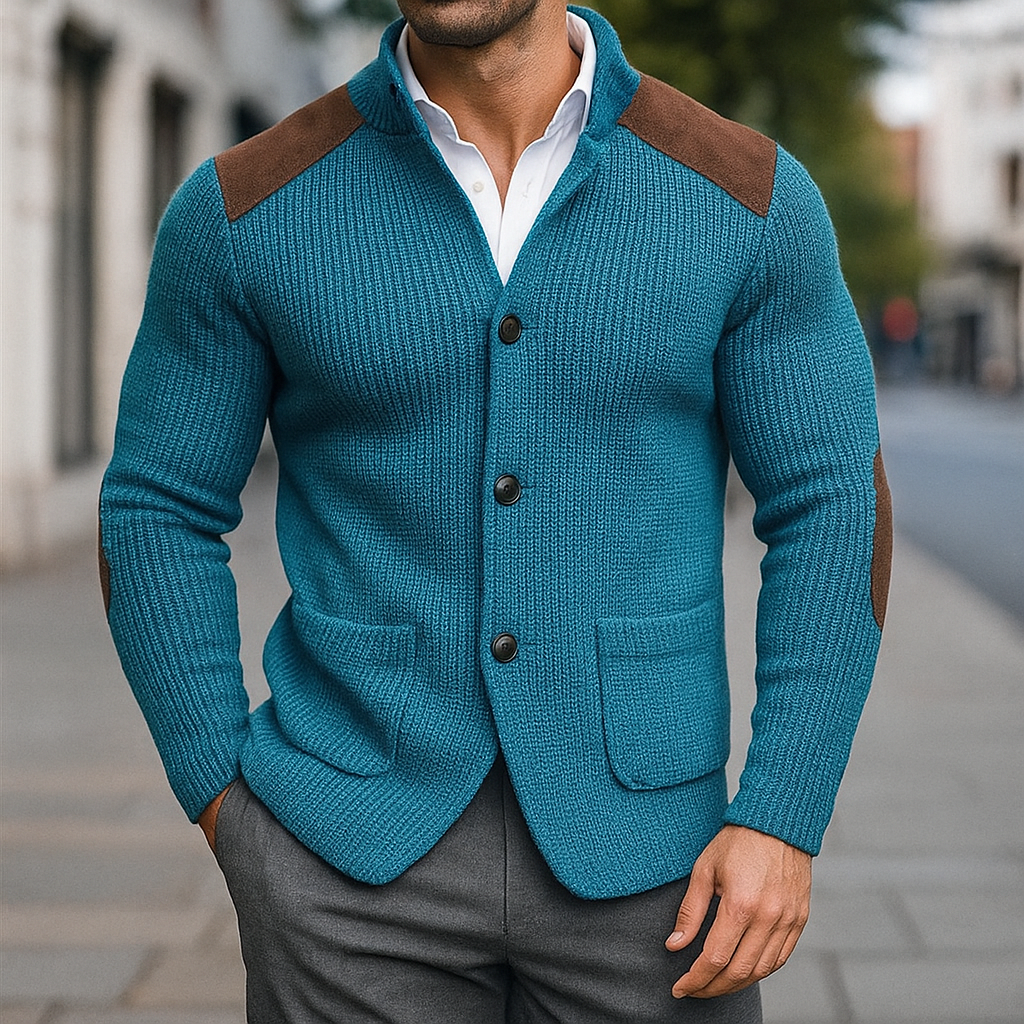 Isaac | Men's Textured Knit Blazer