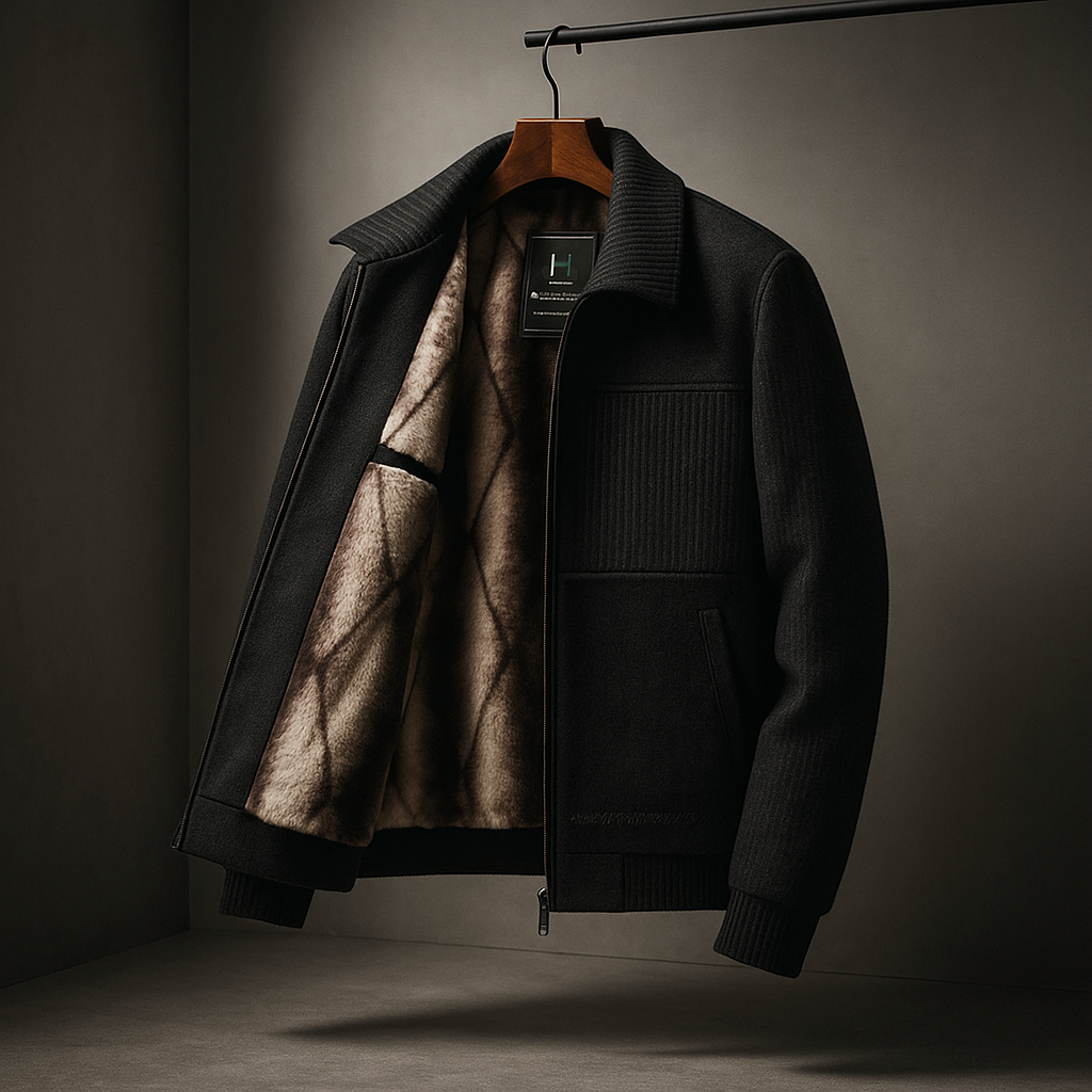 Ryan | Men's Textured Zip-Up Jacket