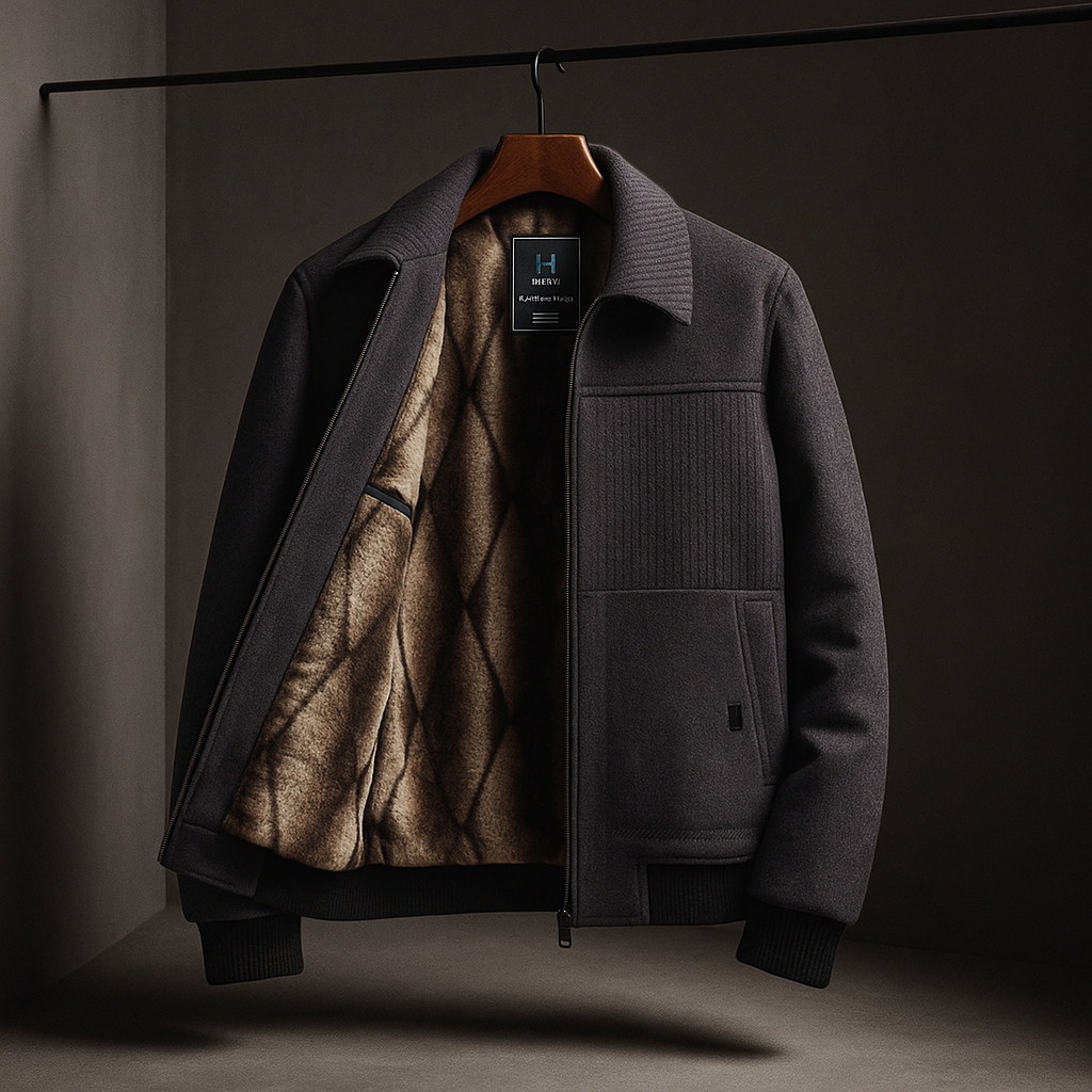 Ryan | Men's Textured Zip-Up Jacket