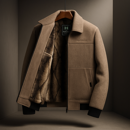 Ryan | Men's Textured Zip-Up Jacket