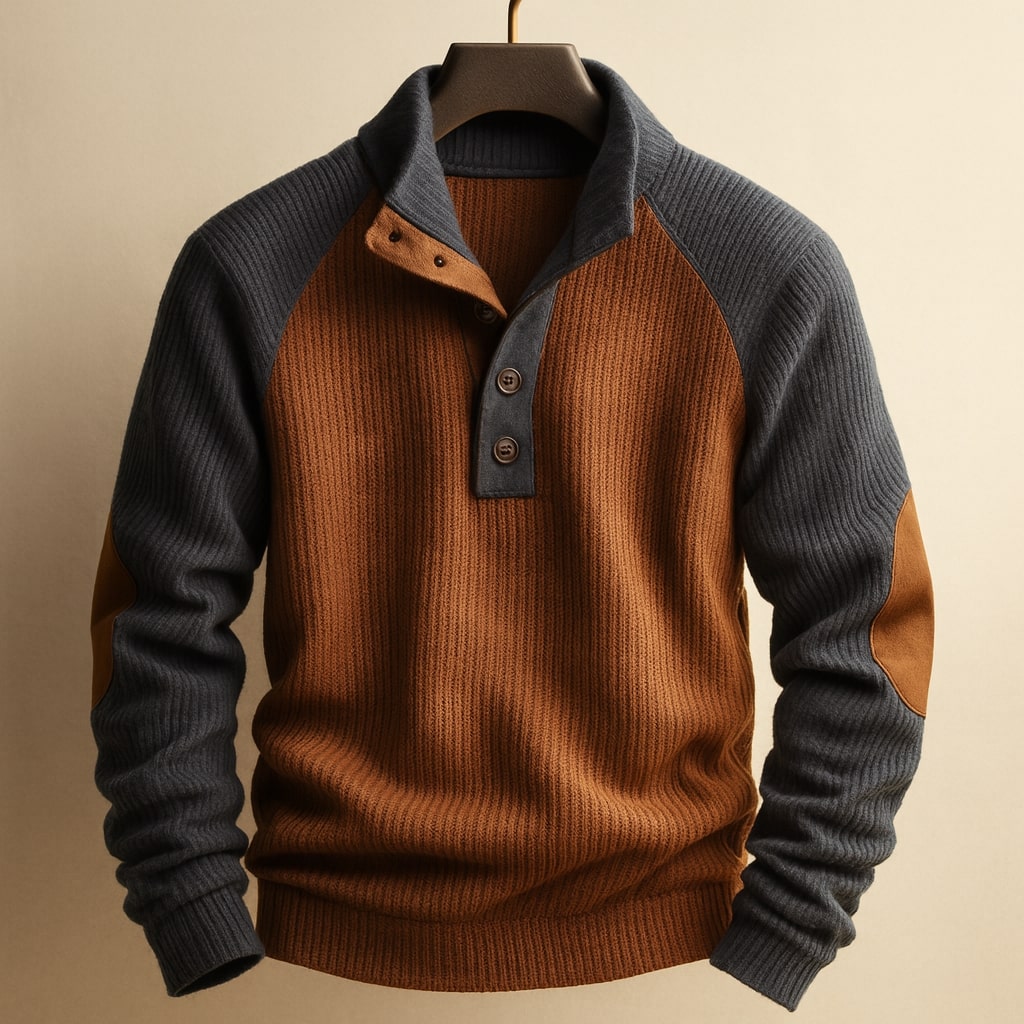 Ryan | Men's Classic Cable-Knit Jumper for Winter