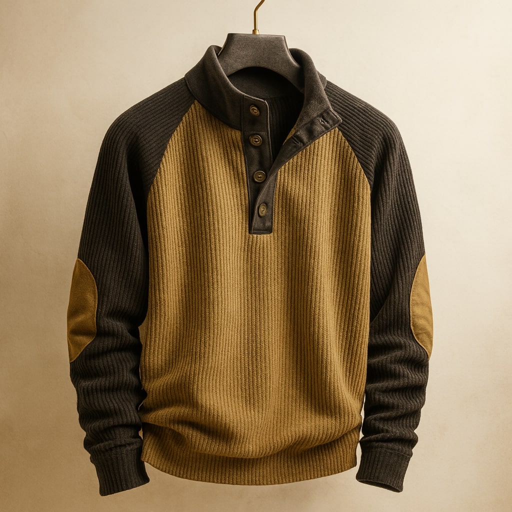 Ryan | Men's Classic Cable-Knit Jumper for Winter