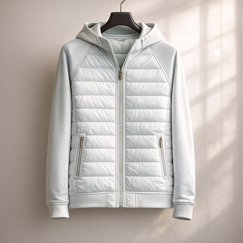 Lewis | Men's Quilted Full-Zip Hoodie Jacket for Winter